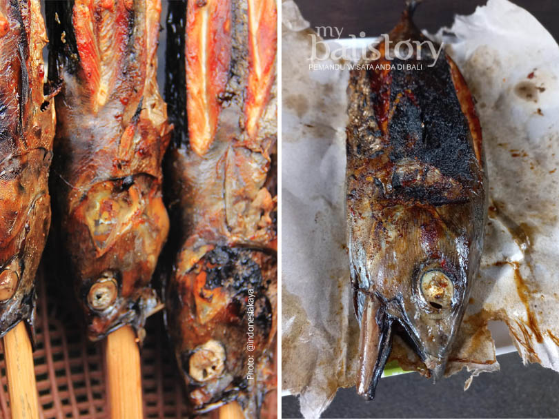 ikan asap serangan makanan khas Bali